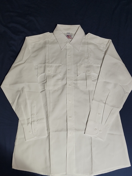 Other - Classic White Men's Long Sleeve Shirt - Unbranded (ASU Class B)